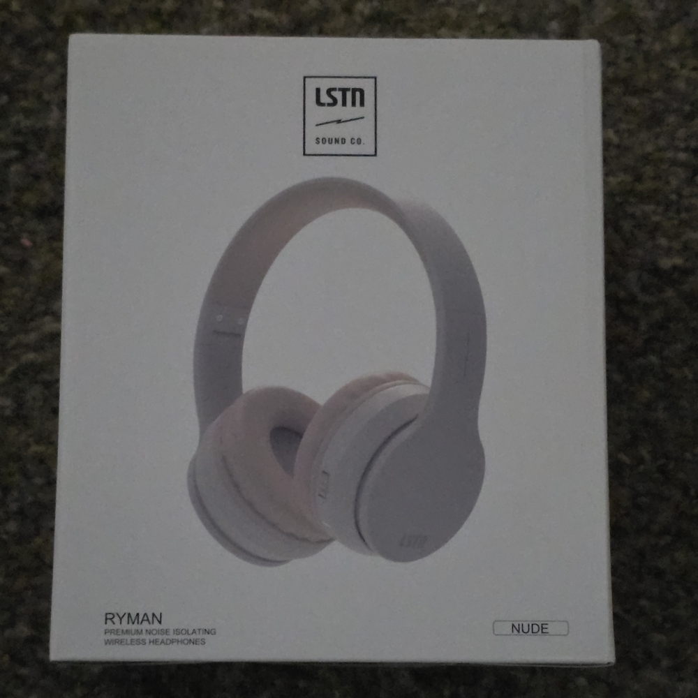 Ryman Over-Ear Headphones - Nude